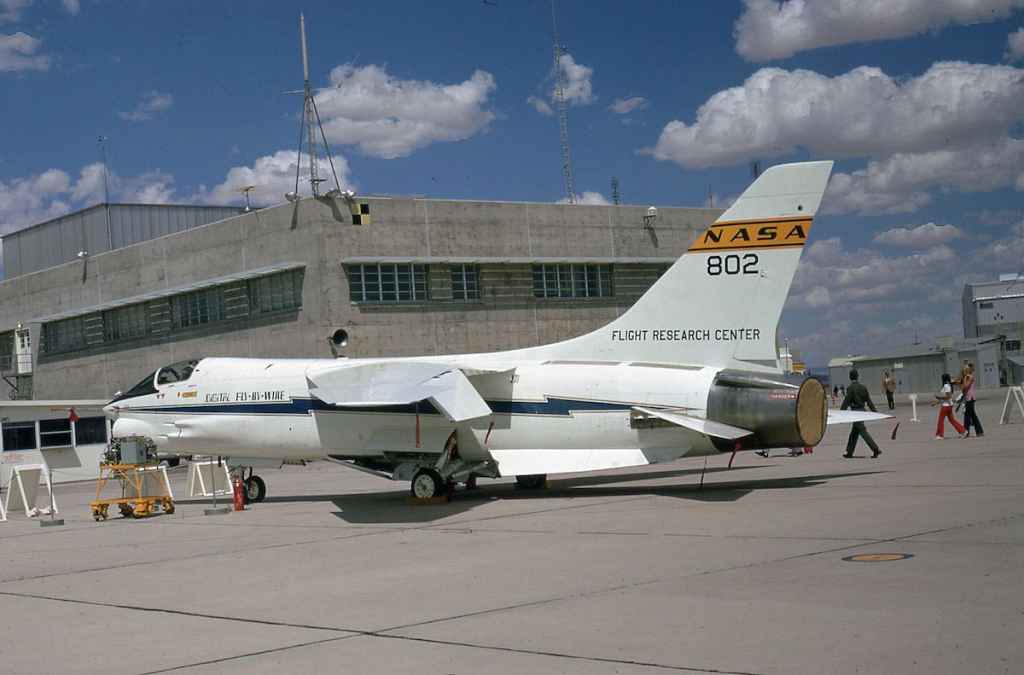 NASA TF-8C N802NA Fly By Wire September 1972