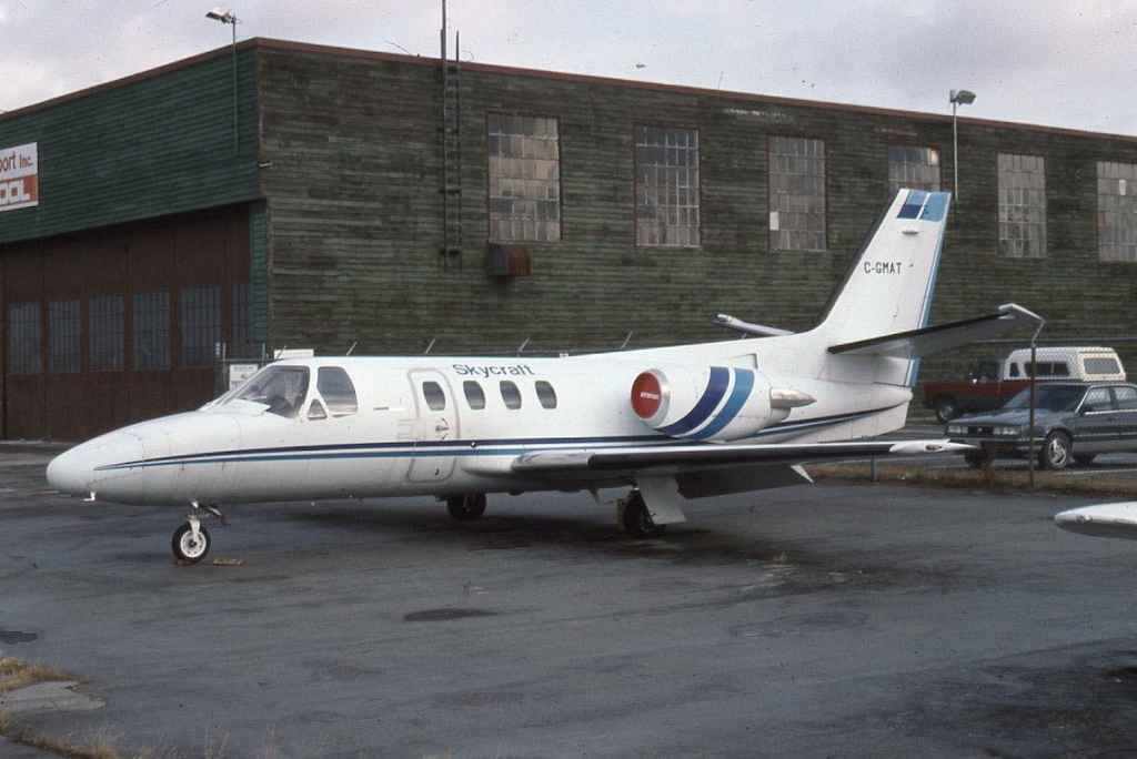 Skycraft Cessna Citation C-GMAT April 1994 (Photo by Dr. John Blatherwick)