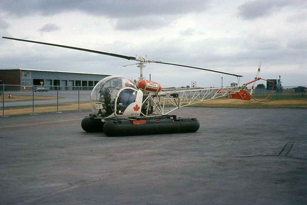 Canadian Coast Guard Bell 47 CF-CAA probably at Ottawa in 1968.