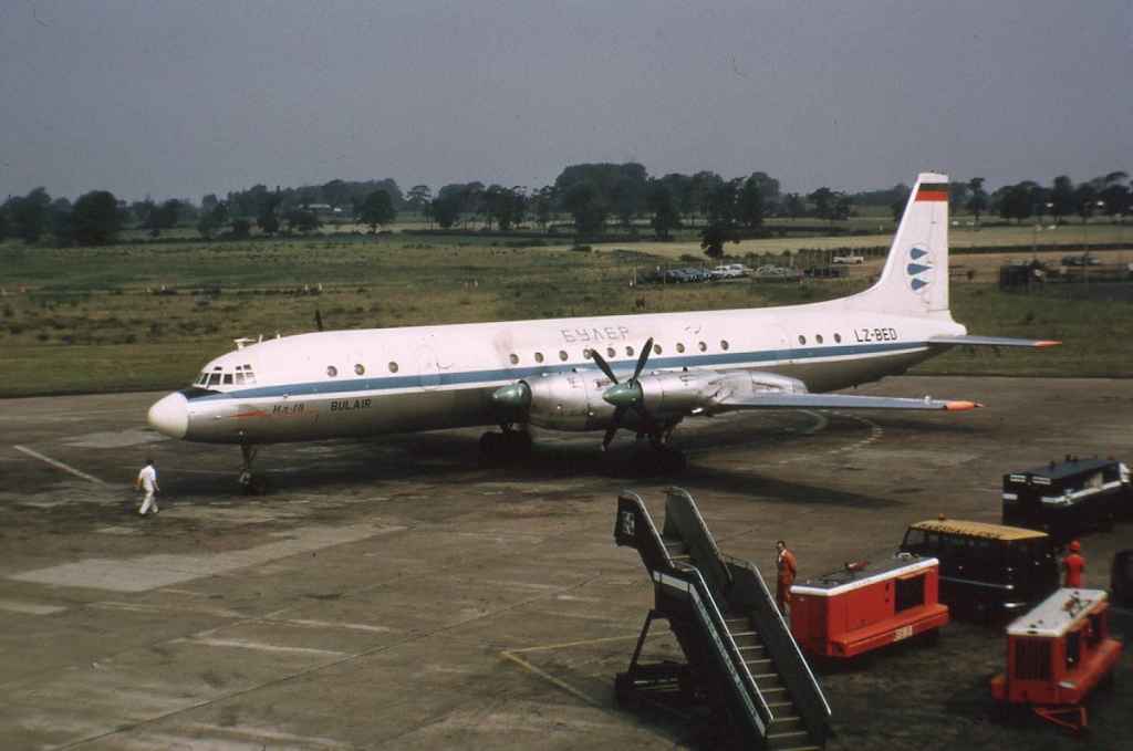 Bulair IL-18 LZ-BED at MAN late 1960s.