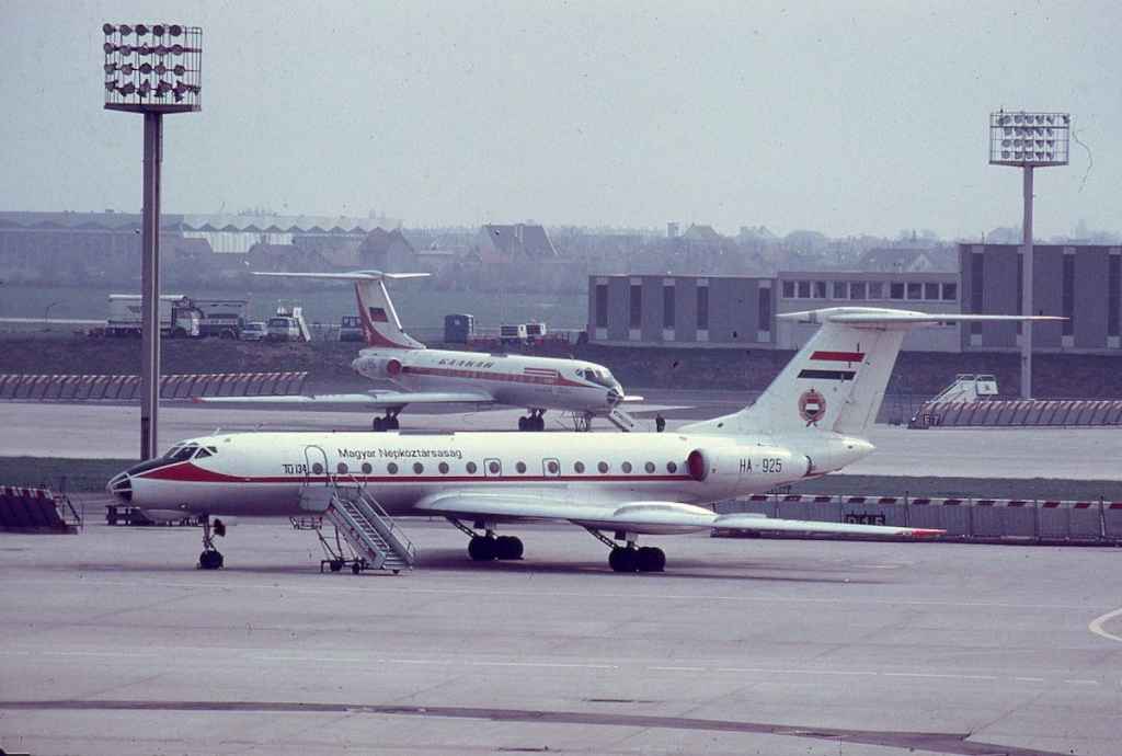 Hungarian Government Tupolev Tu-134 HA-925 circa mid 1970s.