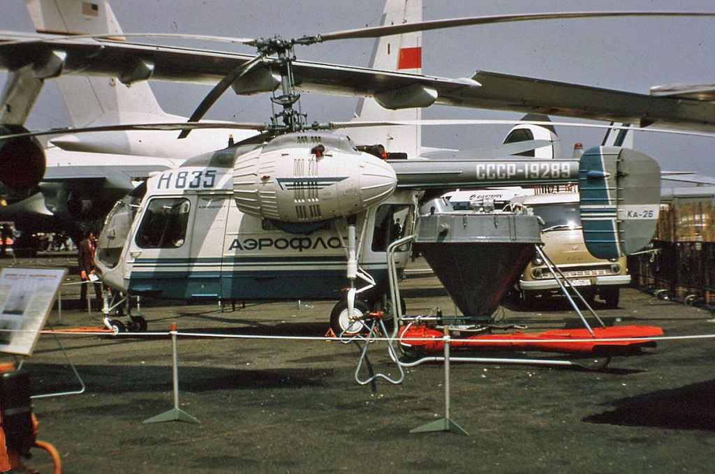 Aeroflot Kamov LA-25 CCCP-19289 at the Paris Airshow 1971.