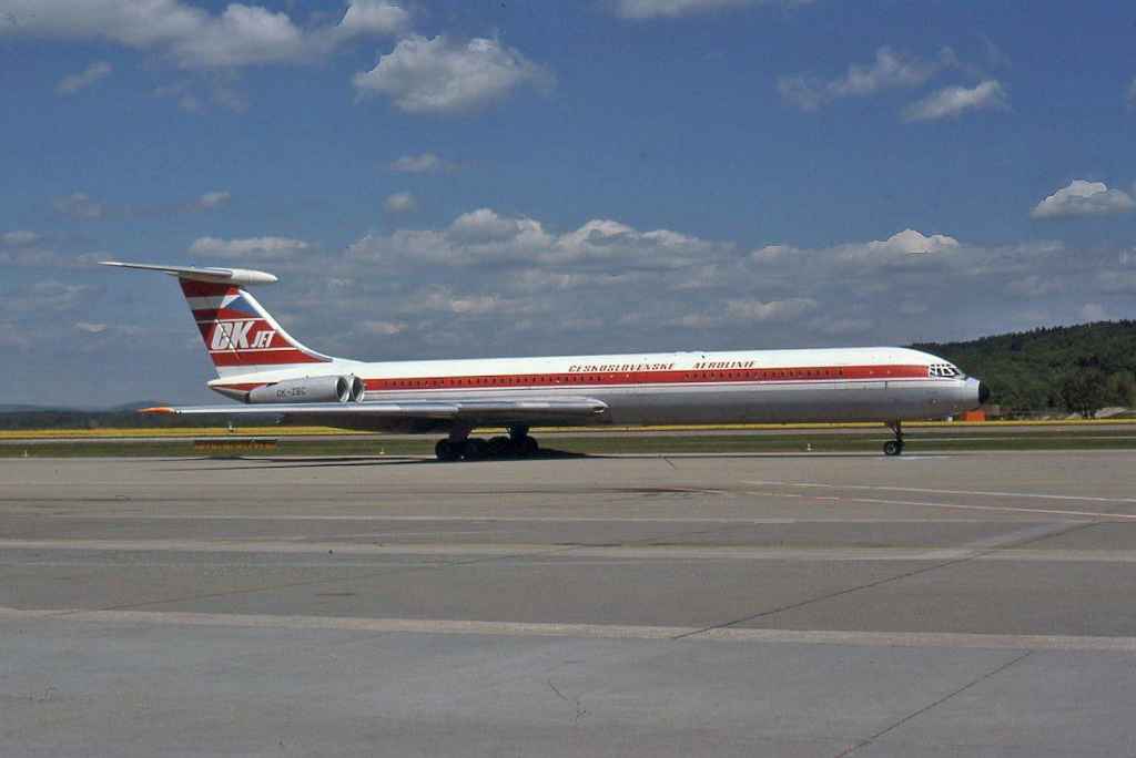 CSA Airlines IL-62 OK-ZBC at ZRH May 1979.