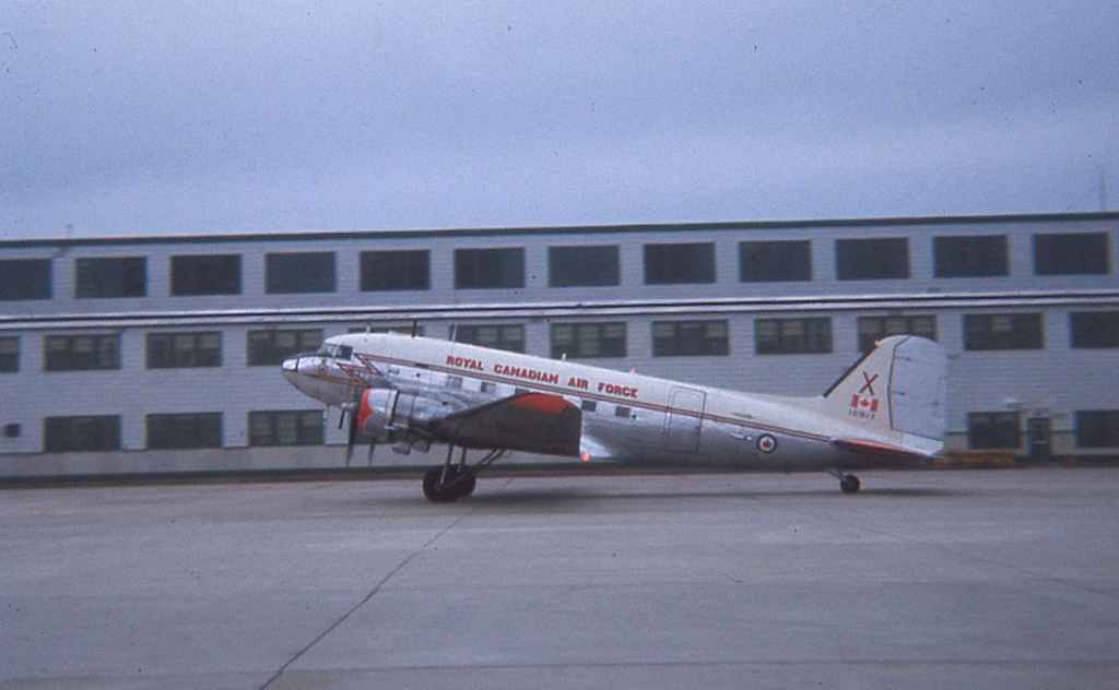 RCAF Royal Canadian Air Force C-47 Dakota 10917 location not know known 1968.