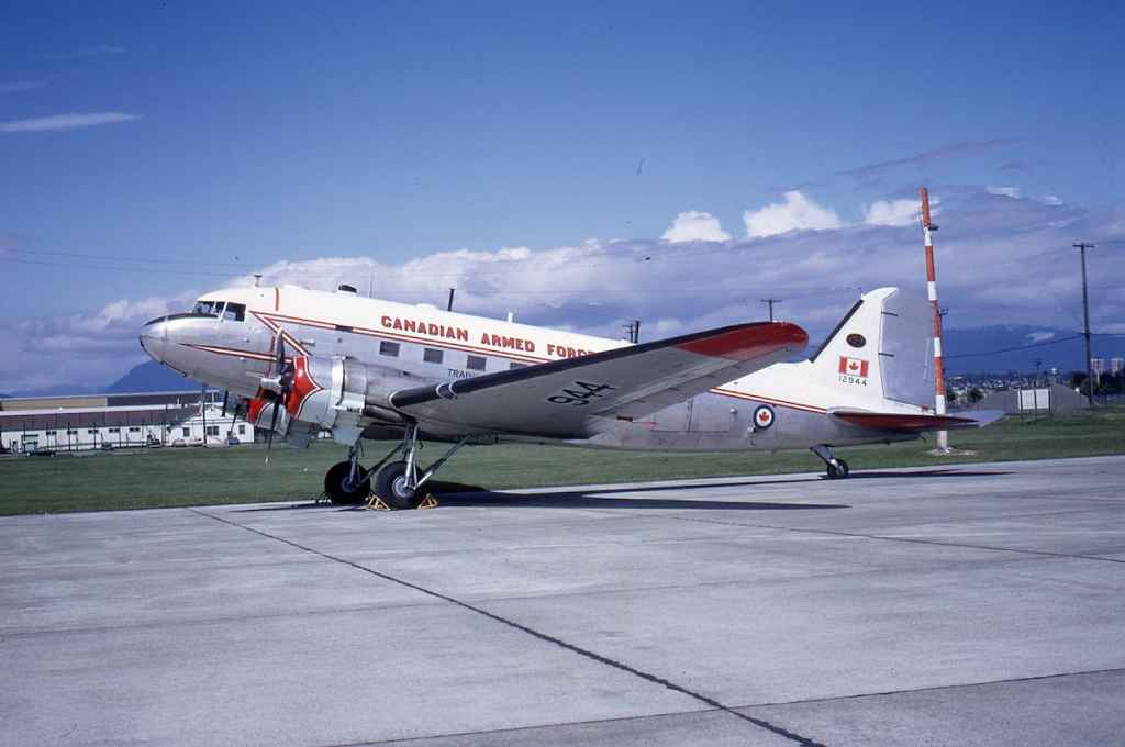 Canadian Armed Forces C-47 Dakota 12944 at Vancouver in May 19