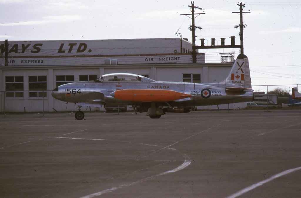 Canadian Armed Forces CT-33 133564 Vancouver February 1974.