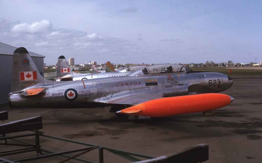 Canadian Armed Forces CT-33 133623 Edmonton 429 Squadron May 1974.