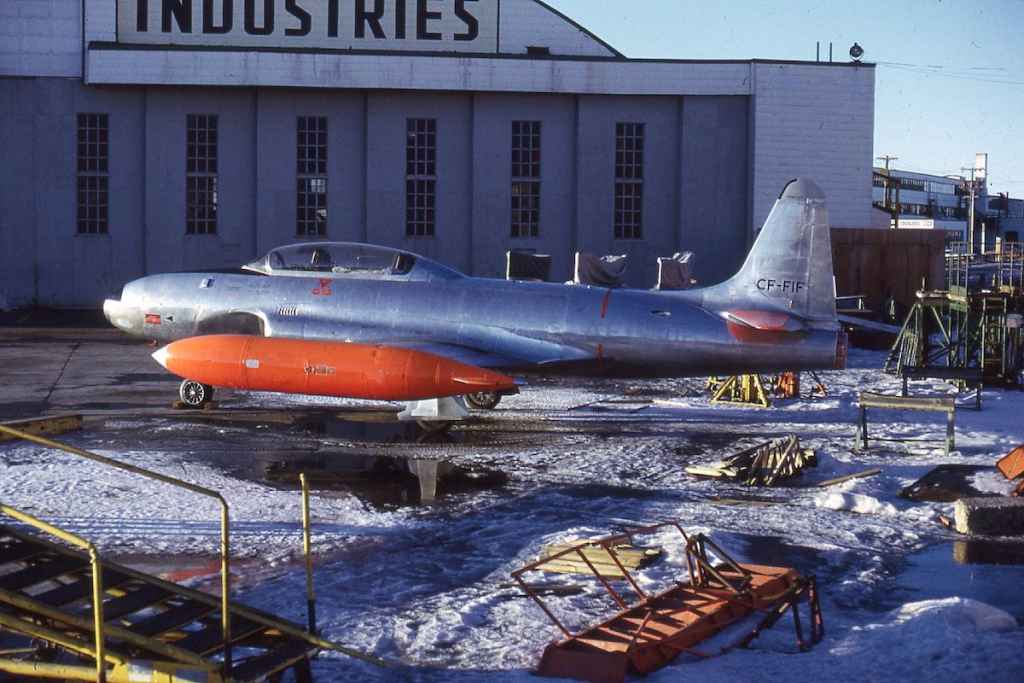 Former Canadian Armed Forces CT-33 CF-FIF at Edmonton Muni March 19