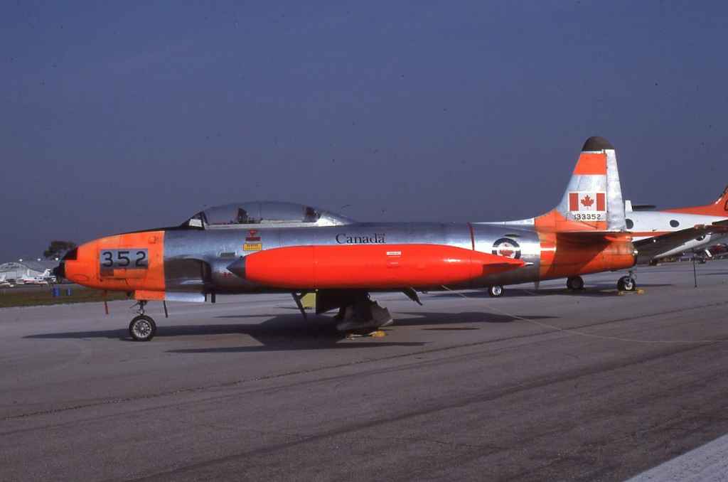 Canadian Armed Forces CT-33 133352 April 1988.