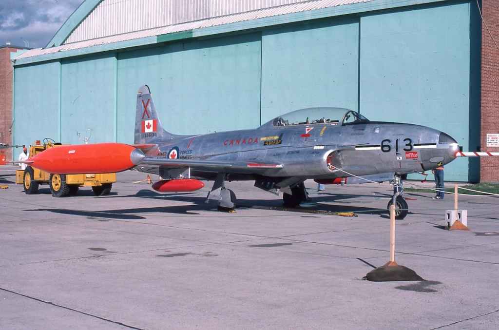 Canadian Armed Forces CT-33 133613 X Cold Lake July 1977.