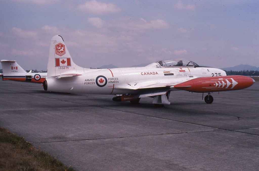 Canadian Armed Forces Snowbirds CT-33 133275 Abbotsford August 1974.
