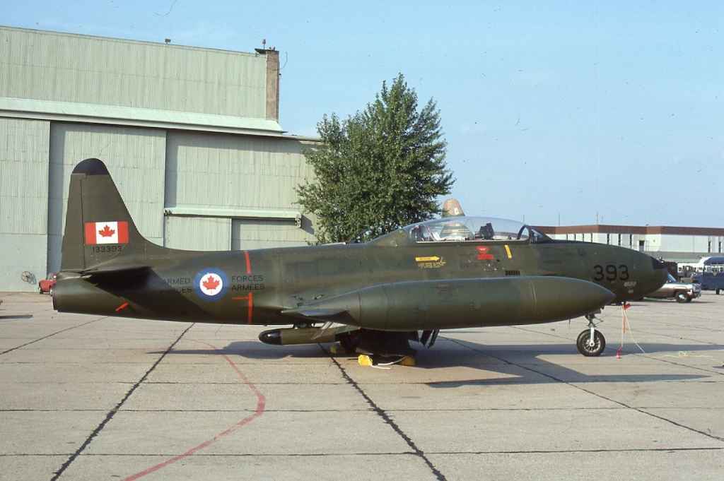 Canadian Armed Forces CT-33 133393 October 1978.