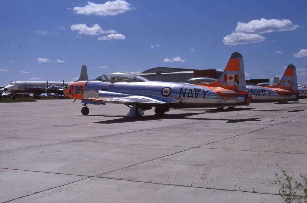 Royal Canadian Navy CT33 236 in storage Saskatoon July 1971.