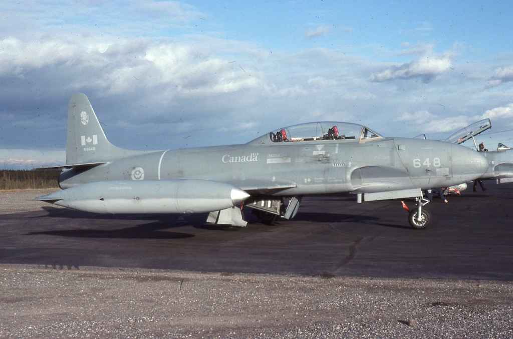 Canadian Armed Forces CT33 133648 at Yellowknife October 2 1993 (Henry Tenby slide).