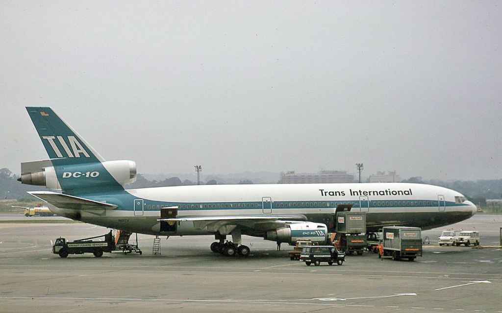 Trans International DC-10 N101TV September 1973.