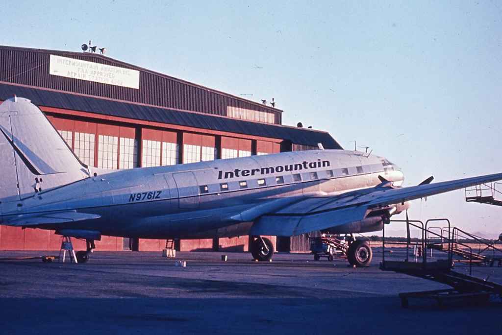 Intermountain C-46 Commando N9761Z circa late 1960s.