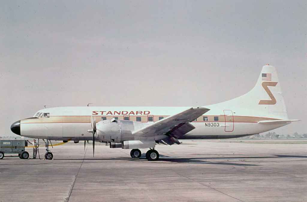 Standard Airways Convair 440 N9303 circa mid 1960s.