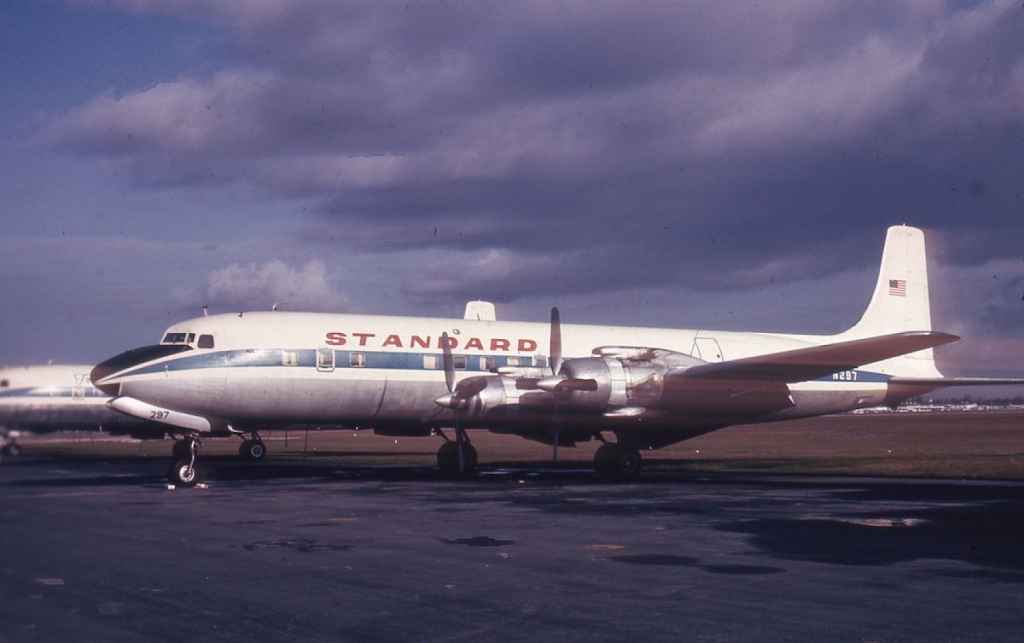 Standard Airways DC-7 N297 circa mid 1960s.