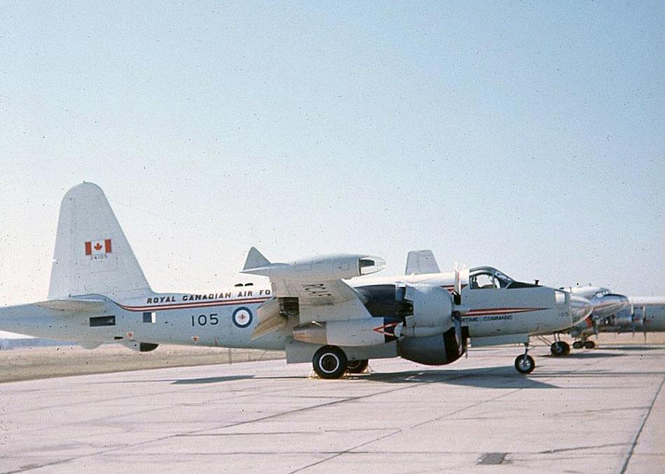 RCAF Lockheed P-2 Neptune 24105 circa mid 1960s.