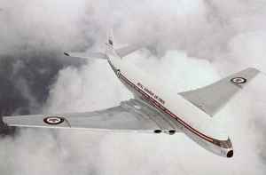 A very rare colour transparency of an RCAF Comet 1 photographed inflight in the very early 1950s.
