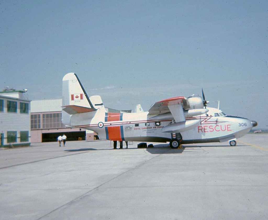 RCAF HU-16 Albatross 9306 seen in 1967, location not known.