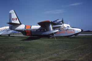 RCAF HU-16 Albatross 9304 in storage at Saskatoon July 1971.