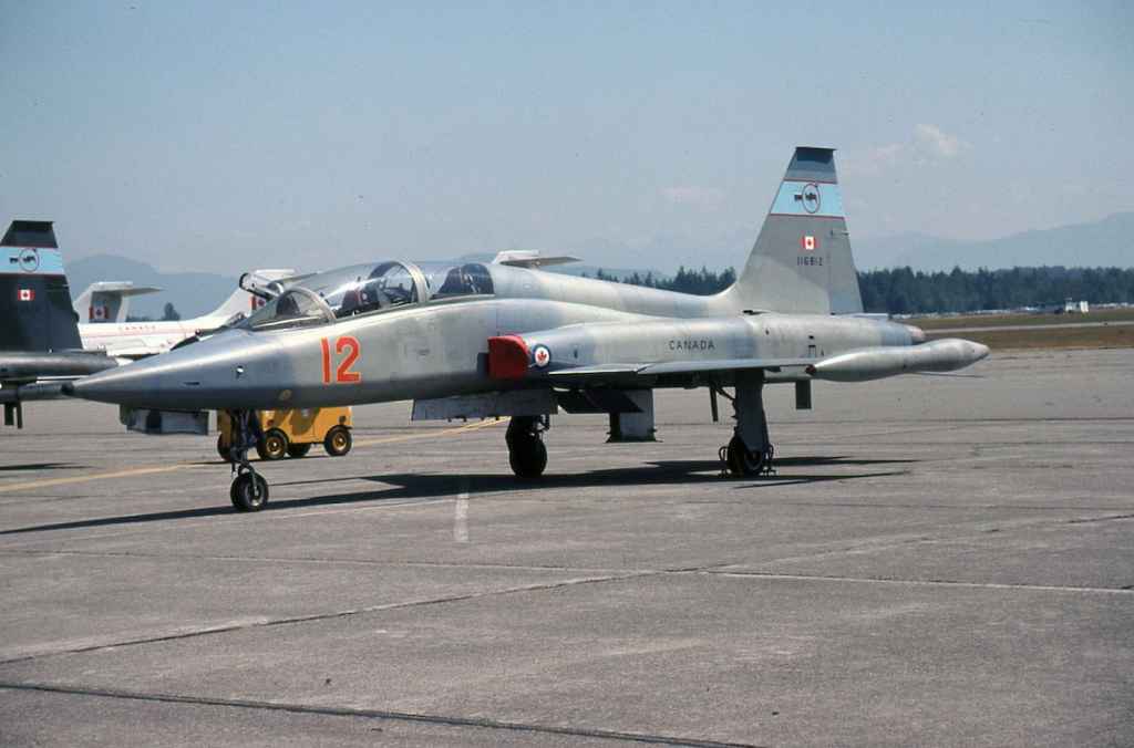 Canadian Armed Forces CF5 116812 at Abbotsford August 1980.