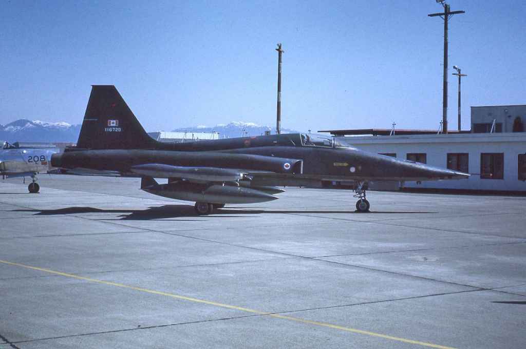 Canadian Armed Forces CF5 116729 at Vancouver May 1972.