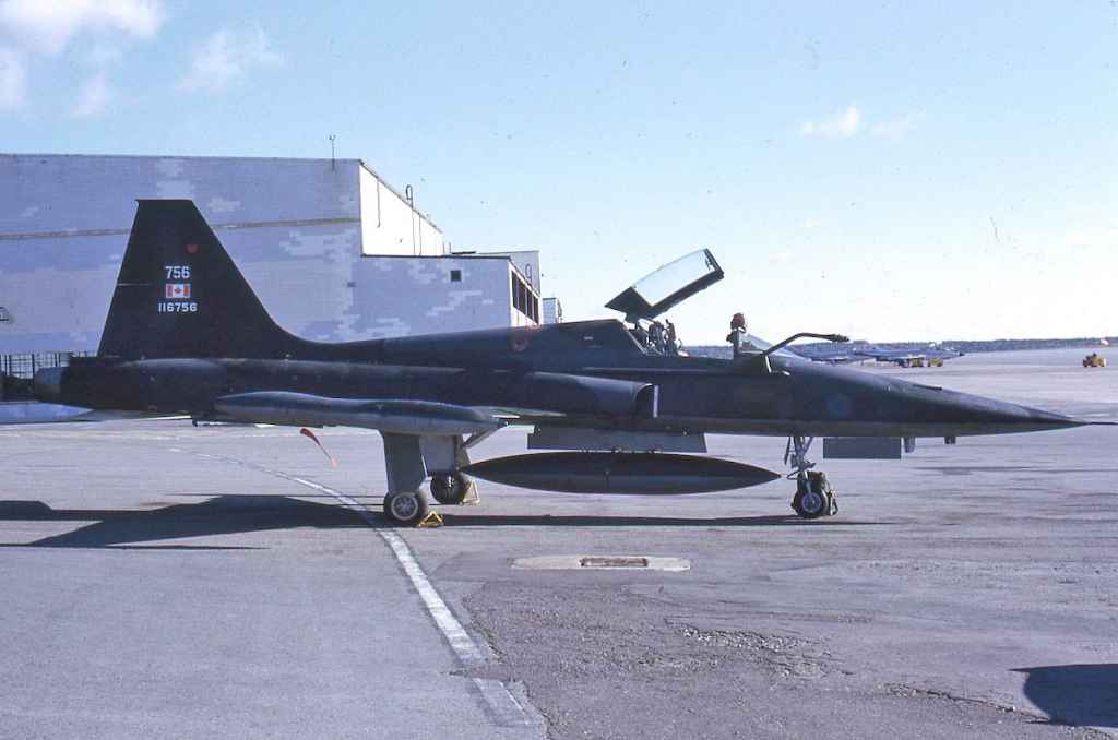 Canadian Armed Forces CF5 116756 at CFB Shearwater September 1973.