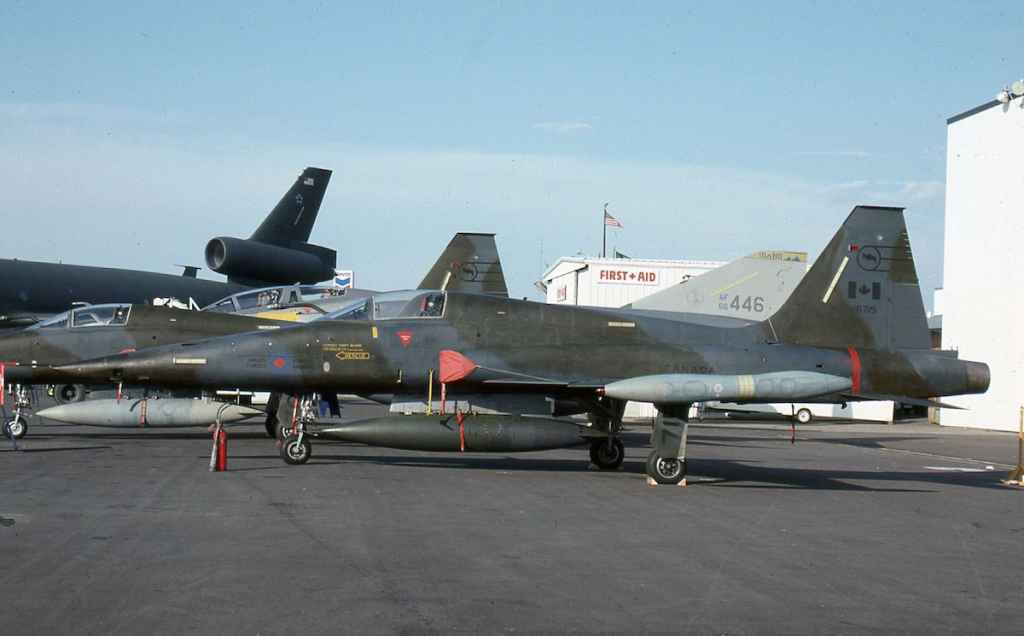 Canadian Armed Forces CF5 116715 at Paine Field August 16 1991 (Henry Tenby slide).