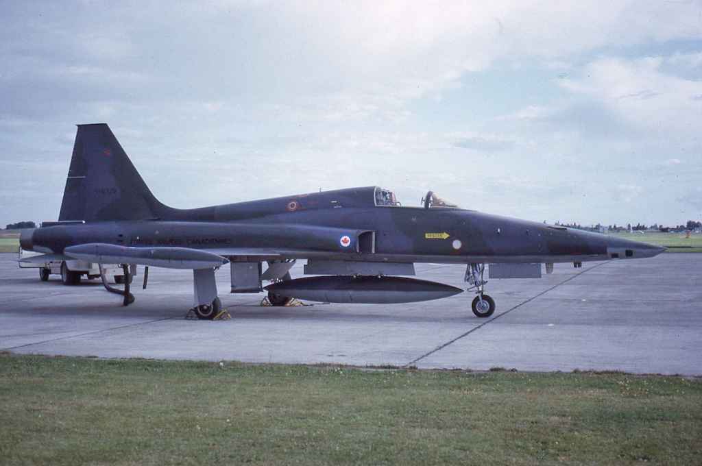 Canadian Armed Forces CF5 116729 at Vancouver August 1970.