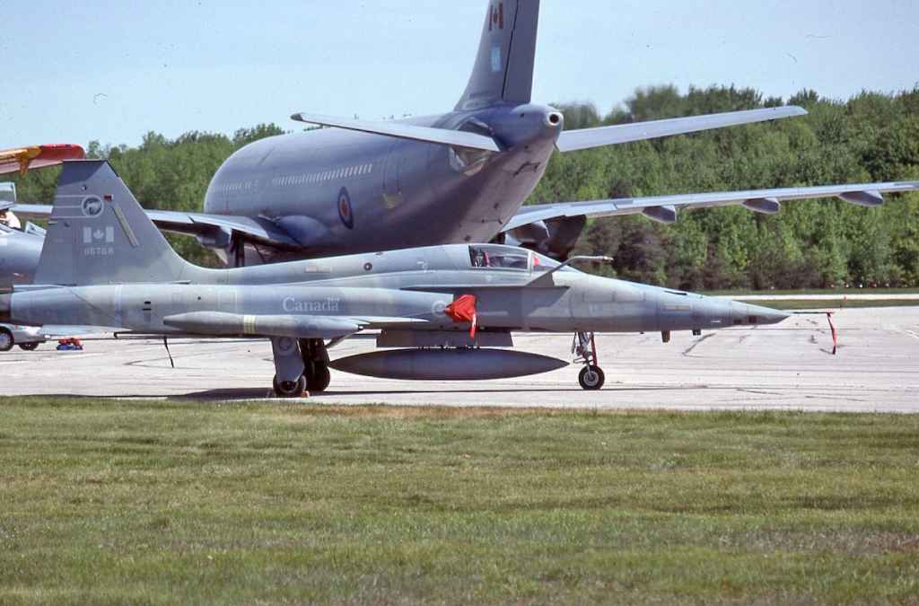 Canadian Armed Forces CF5 116768 419 Squadron at London June 1994.