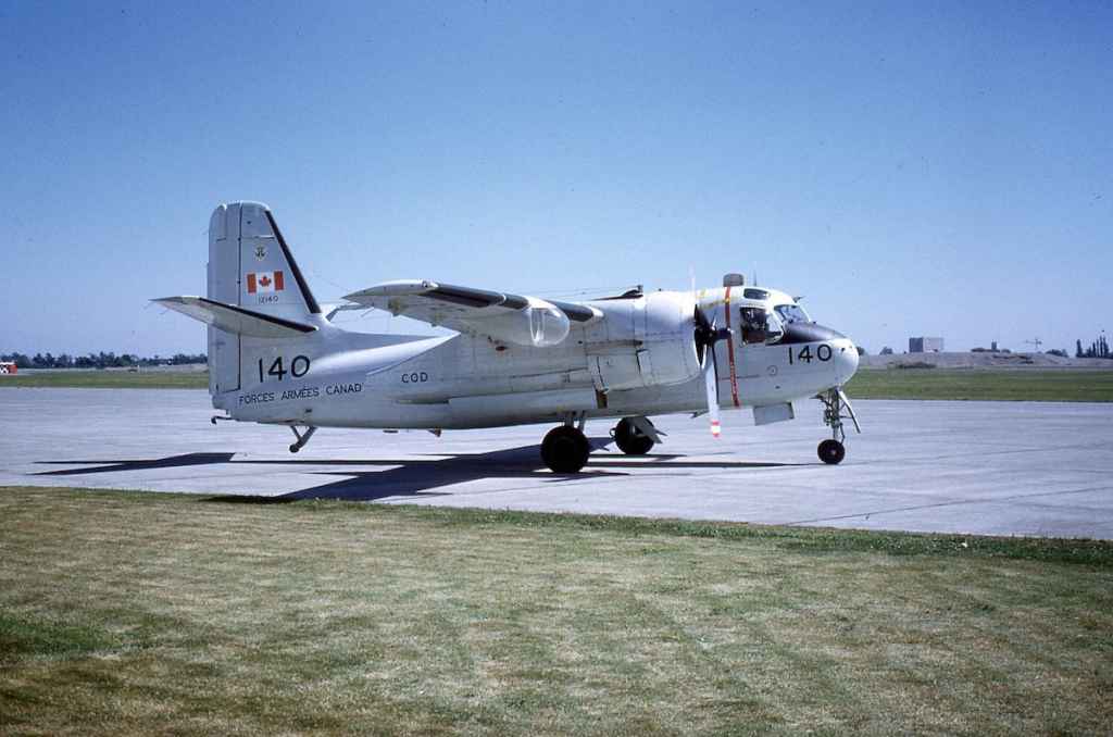 Canadian Armed Force S2 Tracker 12140 at YVR August 1972.