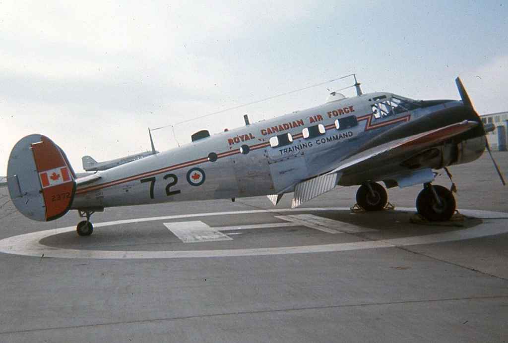 RCAF C-45 Beech 18 2372 late 1960s.