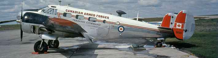 Royal Canadian Air Force Beech 18 C-45 Expeditor Service History 1960s – Photo History RCAF C-45 Beech 18 5198 possibly at Calgary July 1969.