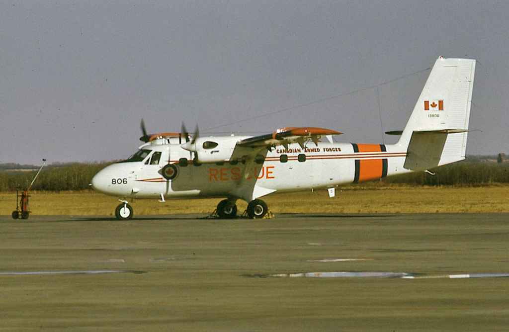 Canadian Armed Forces DHC-6 Twin Otter 13806 location not known November 1971.