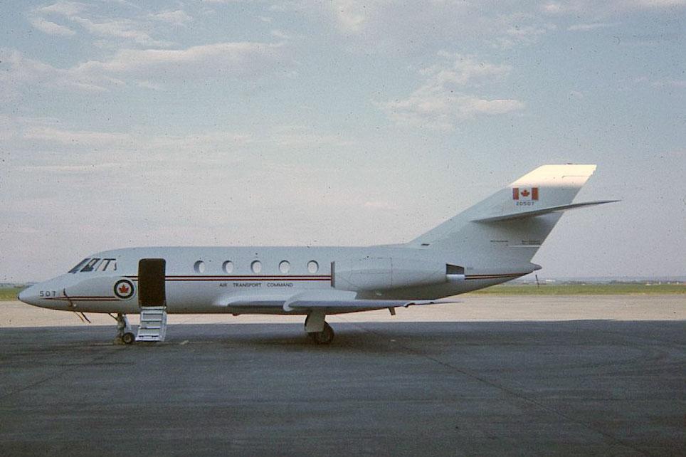 Canadian Armed Forces Air Transport Command Falcon 20507 July 1968