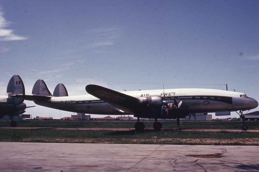 Air Fret L-1049 Connie F-BHBI circa late 1960s.