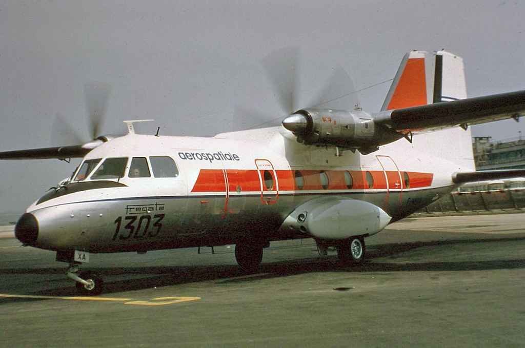 Aerospatiale Fregate NORD 262 prototype October 1971.