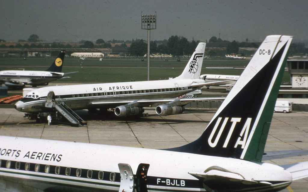 Air Afrique DC-8-54 TU-TCB at Paris Orly August 1971.