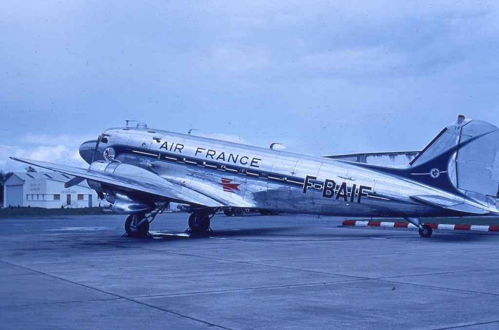 Air France DC-3 F-BAIF circa mid 1960s.