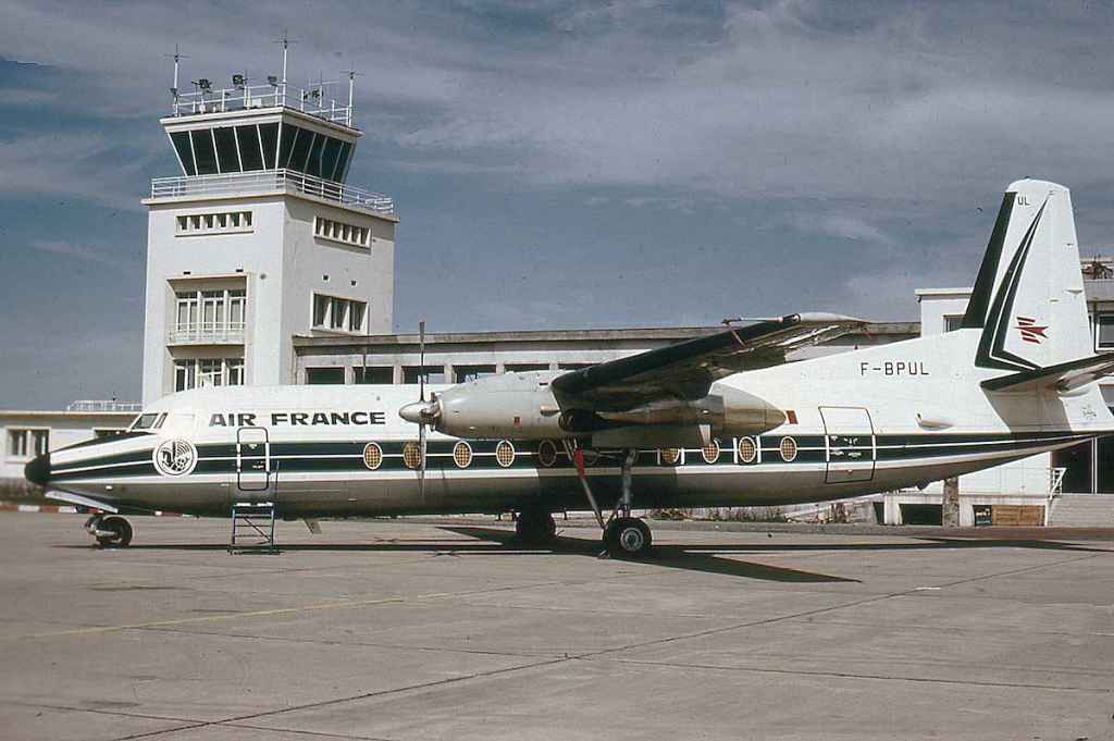 Air France Fokker F27 F-BPUL circa early to mid 1970s.