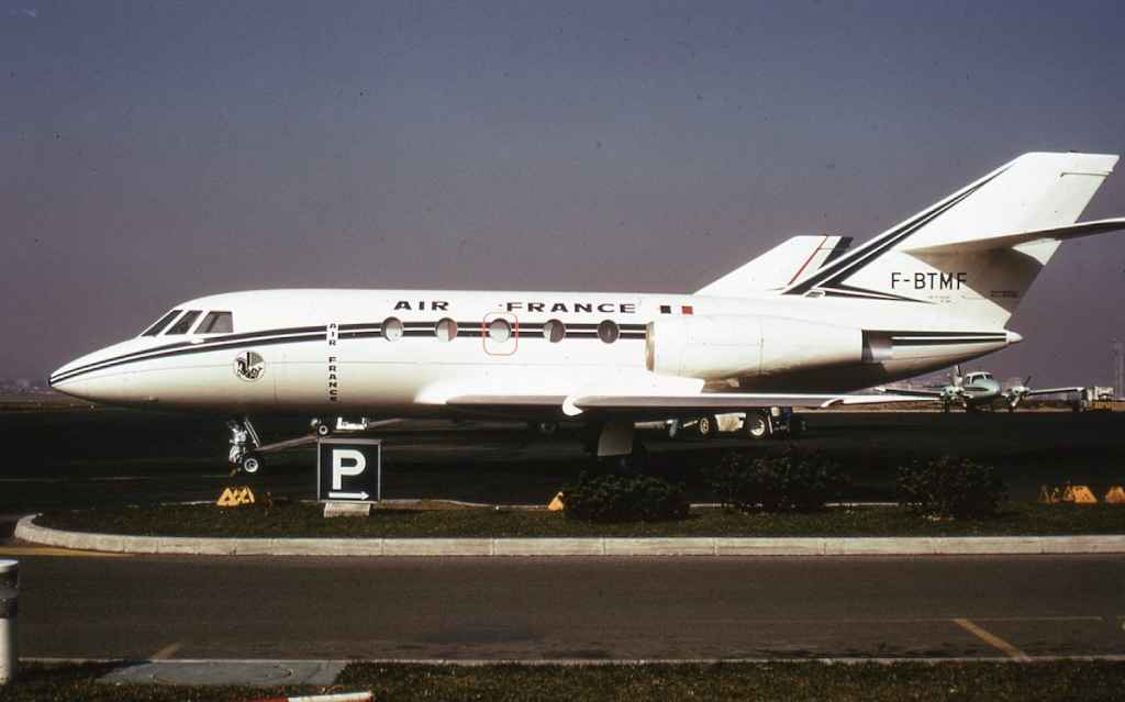 Air France Falcon F-BTMF June 1974.