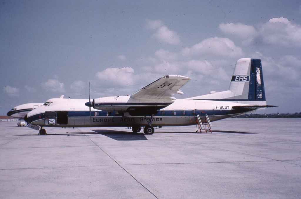 Europe Aero Service Dart Herald F-BLOY circa early 1970s.