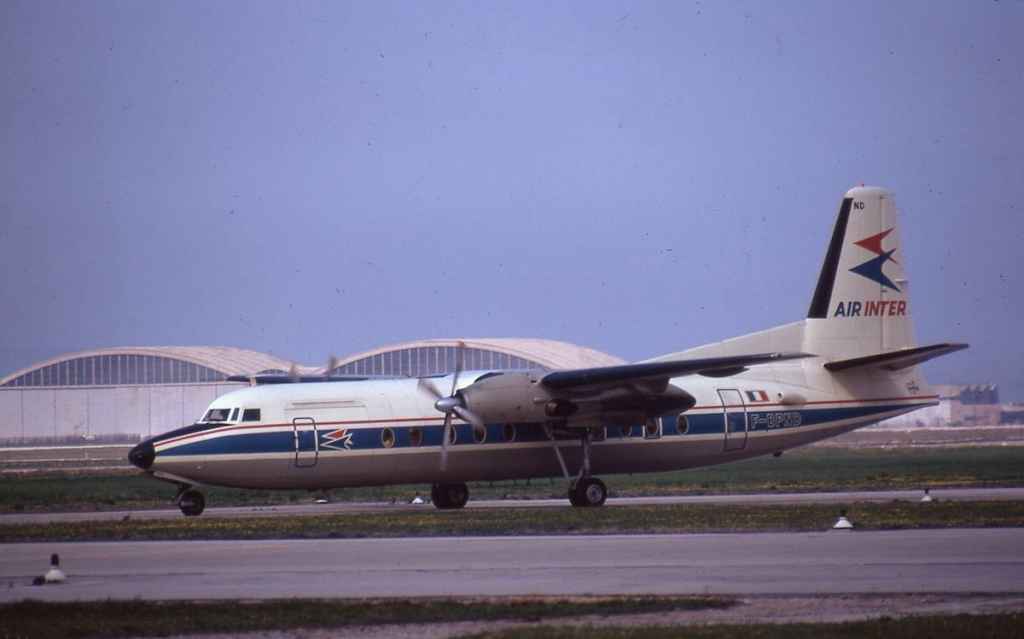 Air Inter Fokker F27-500 F-BPND April 1971.