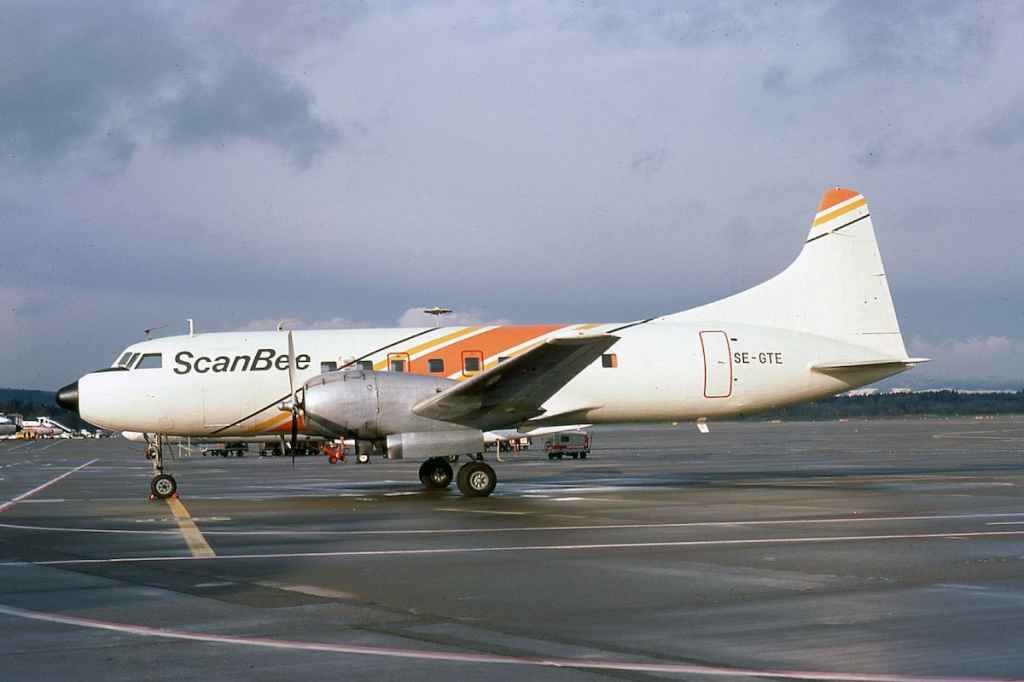 ScanBee SE-GTE at Zurich Kloten November 1977.