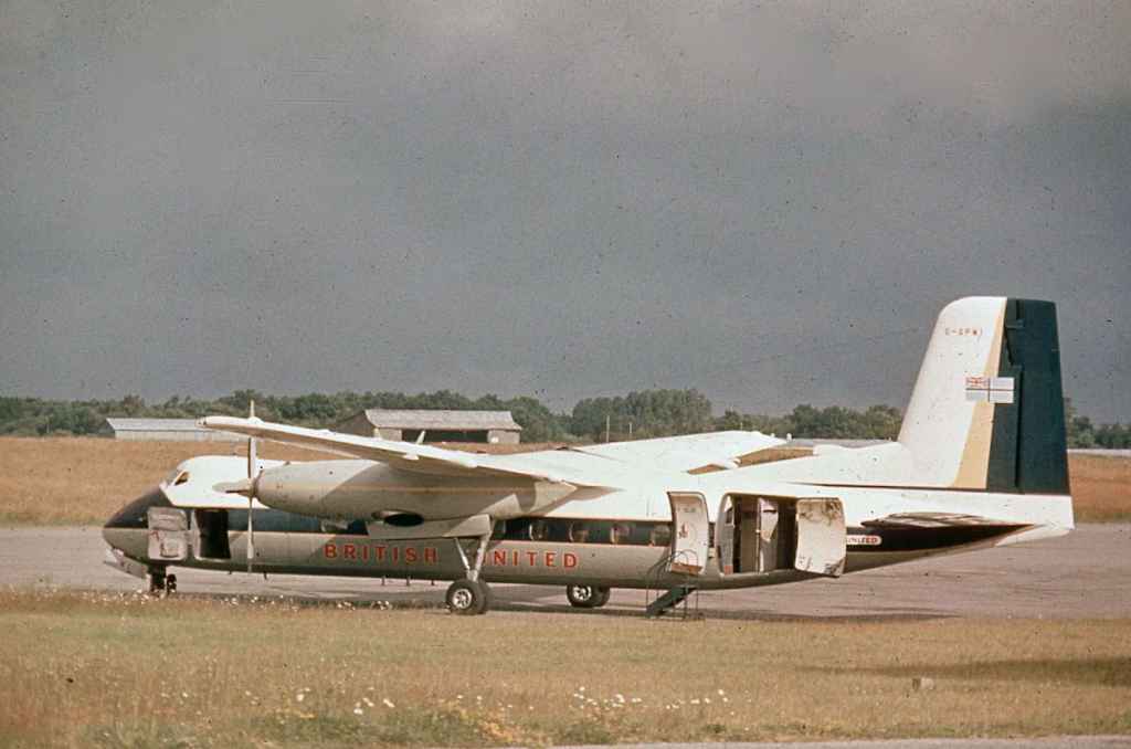 British United Handley Page Dart Herald G-APWI circa early 1960s.