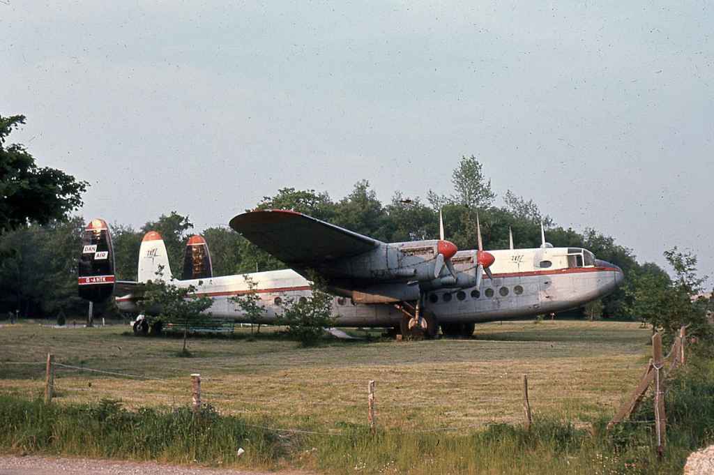 Dan-Air London Avro York G-ANTK at Lasham on October 6 1969.