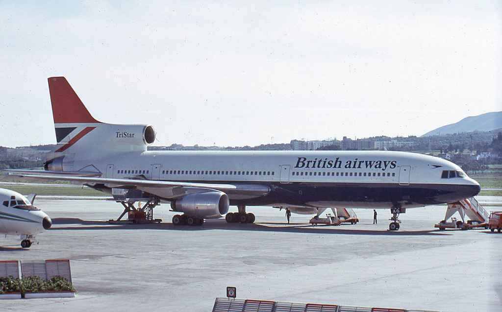 British Airways L-1011 G-BBAG mid 1970s.