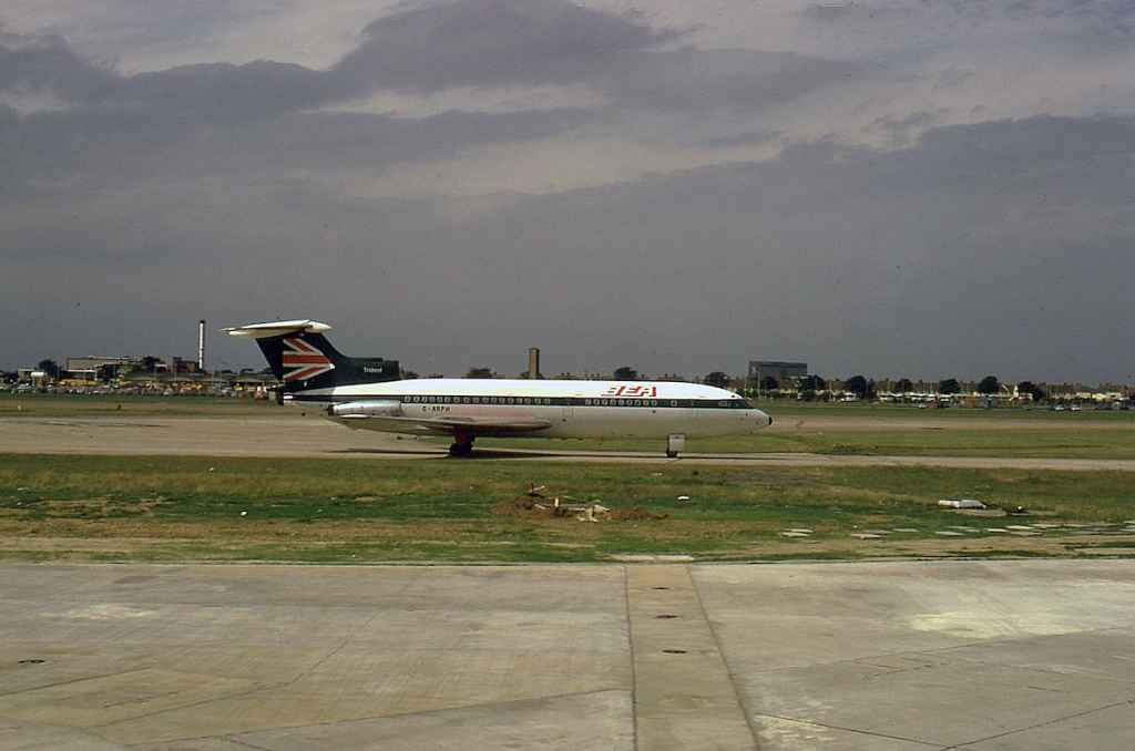 BEA Trident 1C G-ARPH Heathrow July 1973.